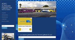 Desktop Screenshot of mx.autobuses-digitales.com